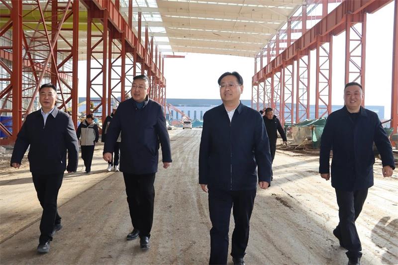 鞏義市委書記、市長郭程明蒞臨明泰鋁業慰問一線員工